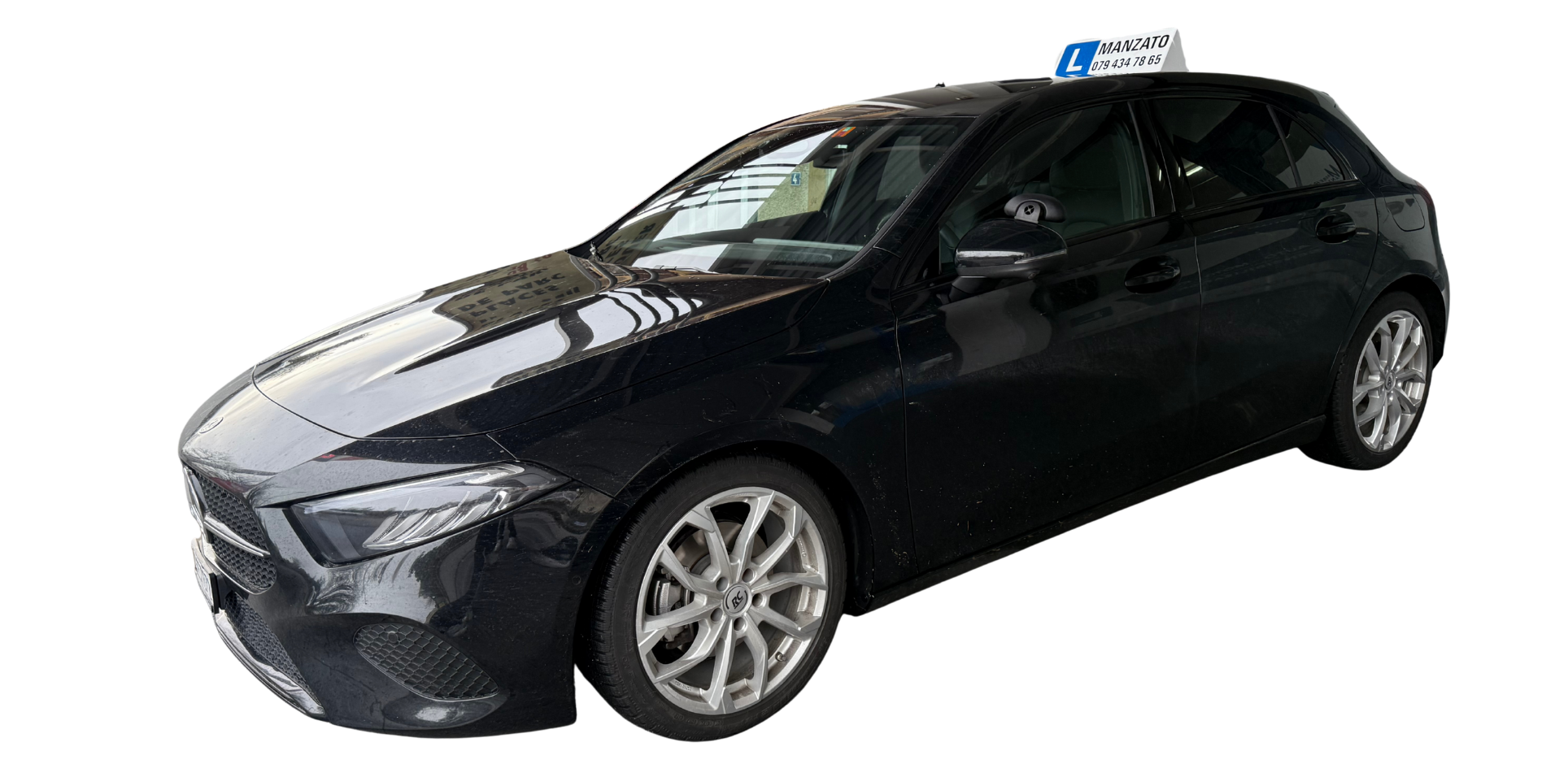 Voiture d'auto-école Manzato pour les élèves de Morat